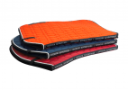 Orange Cotton Saddle Pad