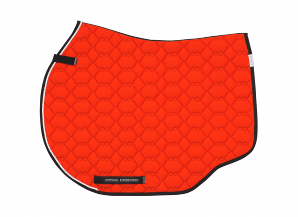 Orange Cotton Saddle Pad